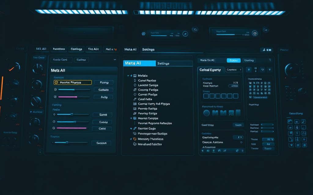 Meta AI settings