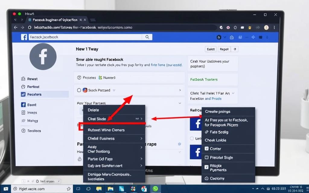 how to delete facebook business page on computer