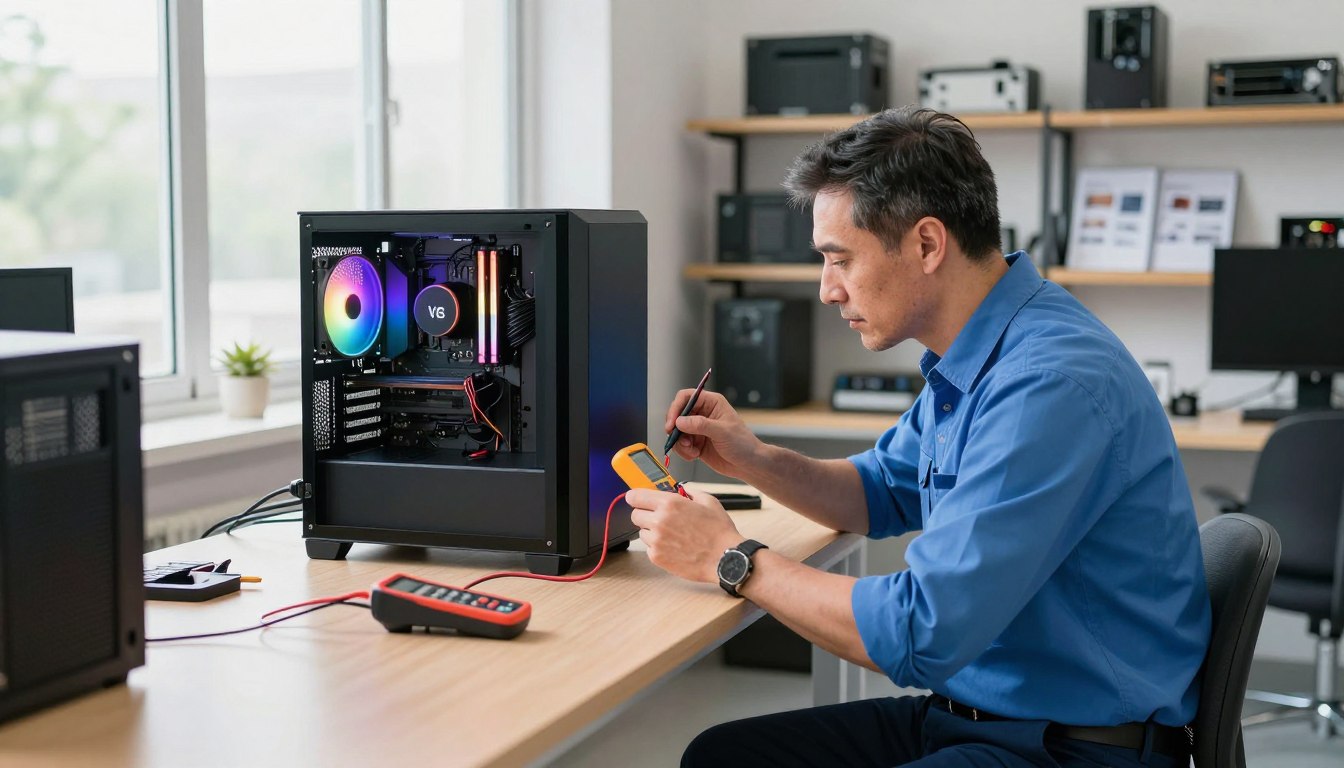 how to start a custom PC building business